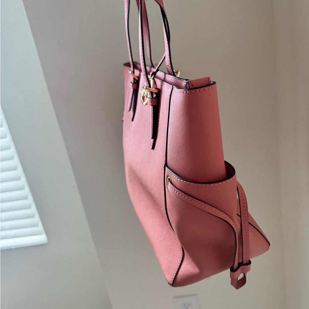 Michael Kors Jet Set Travel Tote – Coral – Brand New, Never Used - Picture 2 of 6